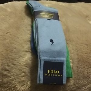 Men's Polo Ralph Lauren 3pk socks